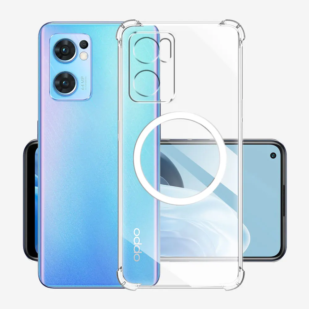 Для Oppo Find X5 Lite /X3 Neo чехол с магнитной наклейкой мягкий силиконовый телефон X6 Pro /X7