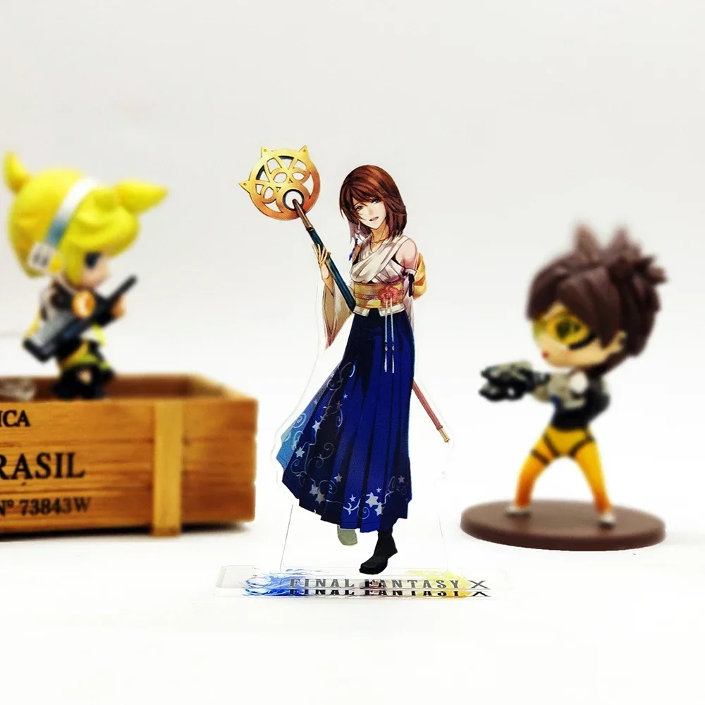FF10 X10 Tidus Yuna аниме видео акриловая статуэтка украшение стола торт топпер