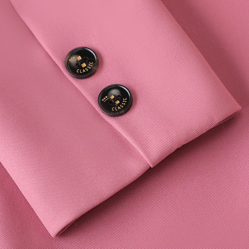 Autumn Winter Women Coffee Gray Formal Blazer Office Ladies Female Long Sleeve Single Breasted Business Work Wear Jacket Coat