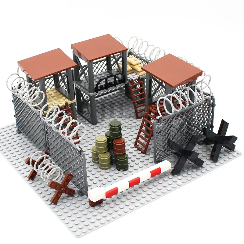 Конструктор MOC 20 шт. кирпичи совместимые с военным сценарием для химической