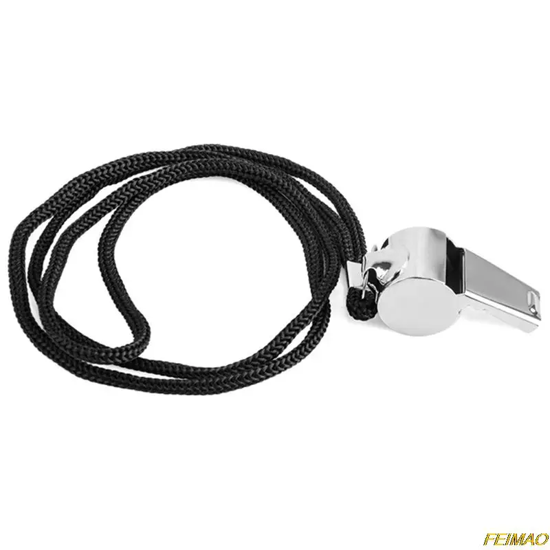 

1 Pc Stainless Steel Referee's Whistle, Life Saving Tool Sports Football Whistle