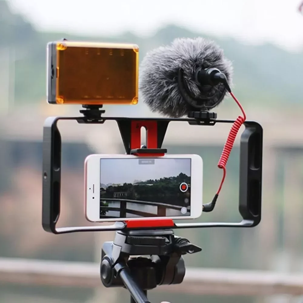 

NEW2023 Camera Cage Stabilizer Film Making Rig For Smart Video Rig Hand Bracket Holder Stabilizer