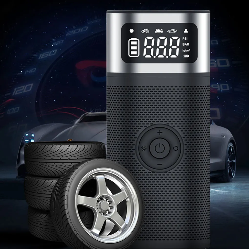 

Stay Inflated Anywhere Portable Air Compressor For Car Motorcycle Basketball Light Weight Wireless