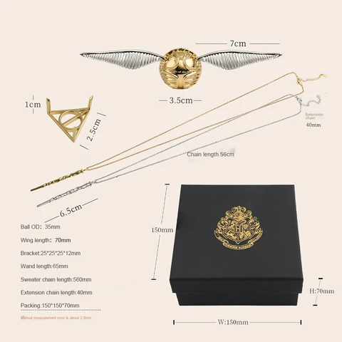 Золотая шкатулка для кольца Golden Snitch