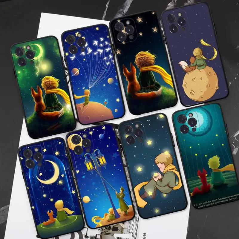 

RuiCaiCa The Little Prince Phone Case For iPhone 8 7 6 6S Plus X SE 2020 XR XS 14 11 12 13 Mini Pro Max Mobile Case