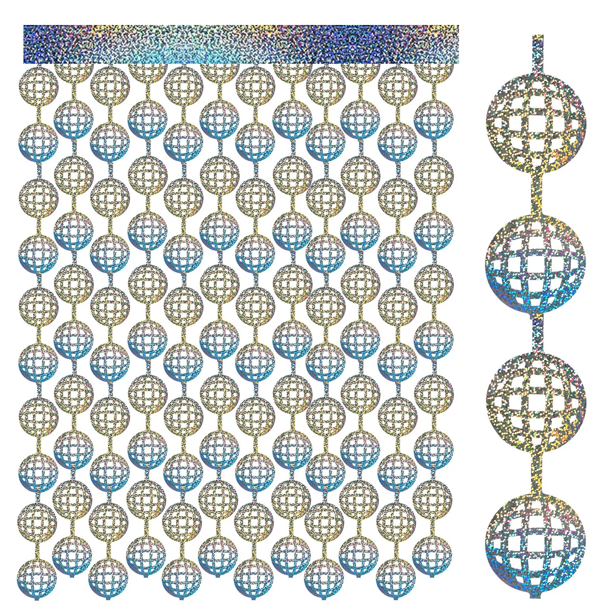 

Disco Ball Foil Curtain Bachelorette Party Decorations Laser Disco Backdrop 70s Birthday Wall Photo Booth Groovy 70s 80s 90s