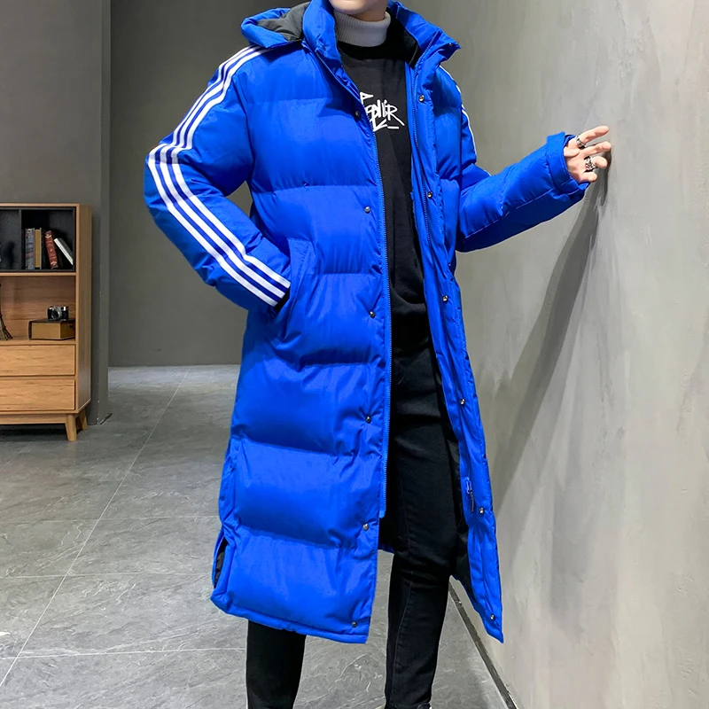 

Мужская зимняя куртка с меховым воротником и капюшоном, новинка 2022, модная длинная парка, теплая зимняя куртка, ветрозащитные мужские парки,...