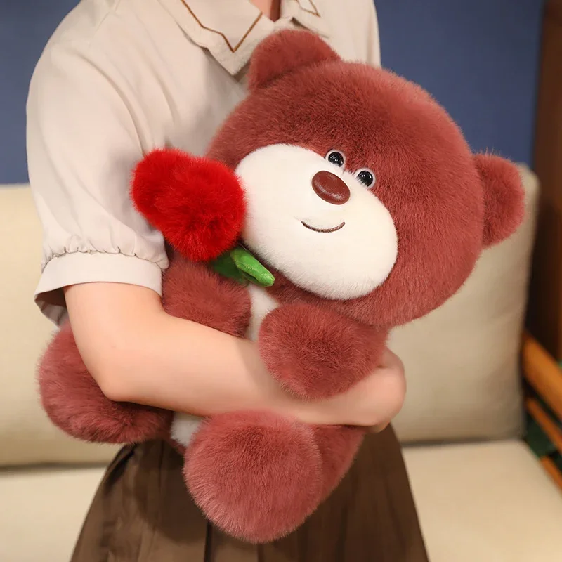 Плюшевые игрушки с милым медведем мягкая подушка сердечком милый подарок на день