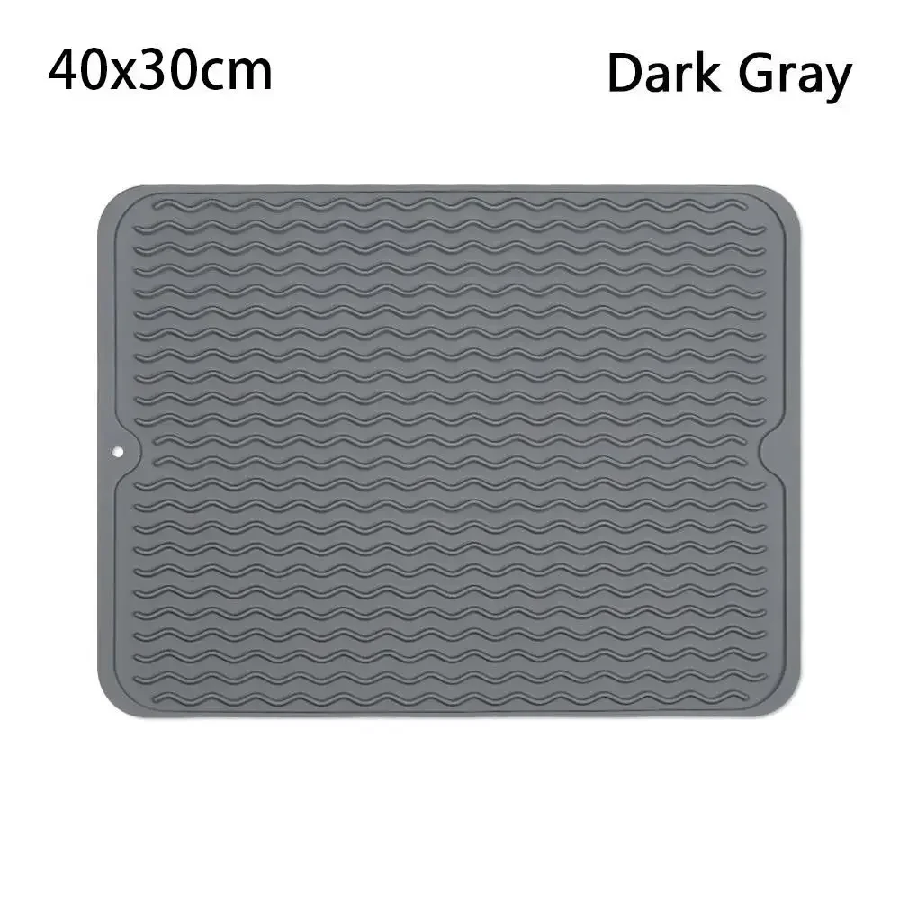 Силиконовый коврик для сушки посуды