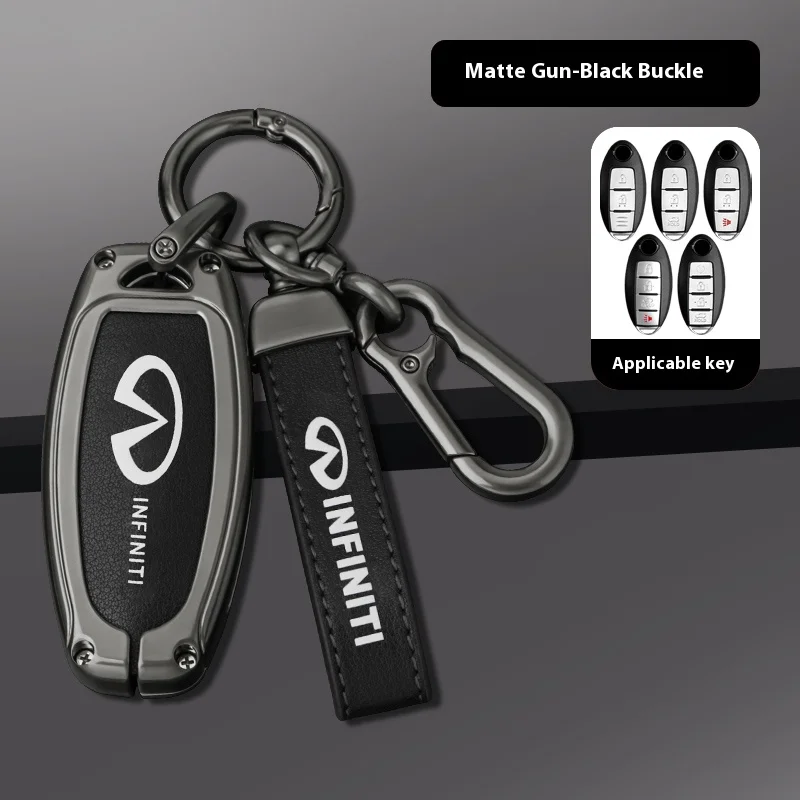 

Для Infiniti Q30 Q50 Q60 Q70 JX35 FX35 G37 M35 ESQ QX30 QX50 QX55 QX56 QX60 QX70 QX80 Автомобильный чехол для ключей из сплава, сумка для ключей, брелок для ключей