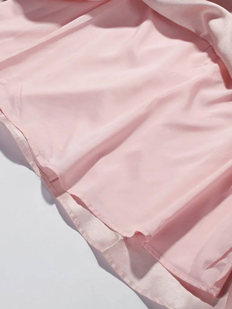 DEAT 2024 летнее платье-бретелька с открытой спиной и бантом для женщин модное