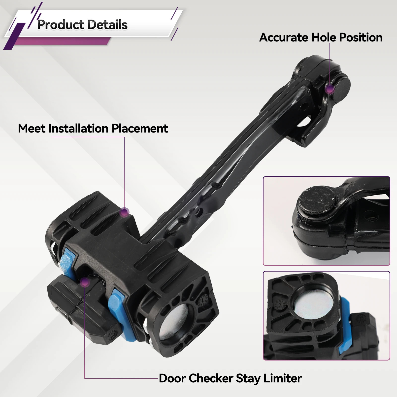 51217176811 Петля ограничителя тормоза передней двери подходящая для Mini Cooper R50 R53 R56 R57