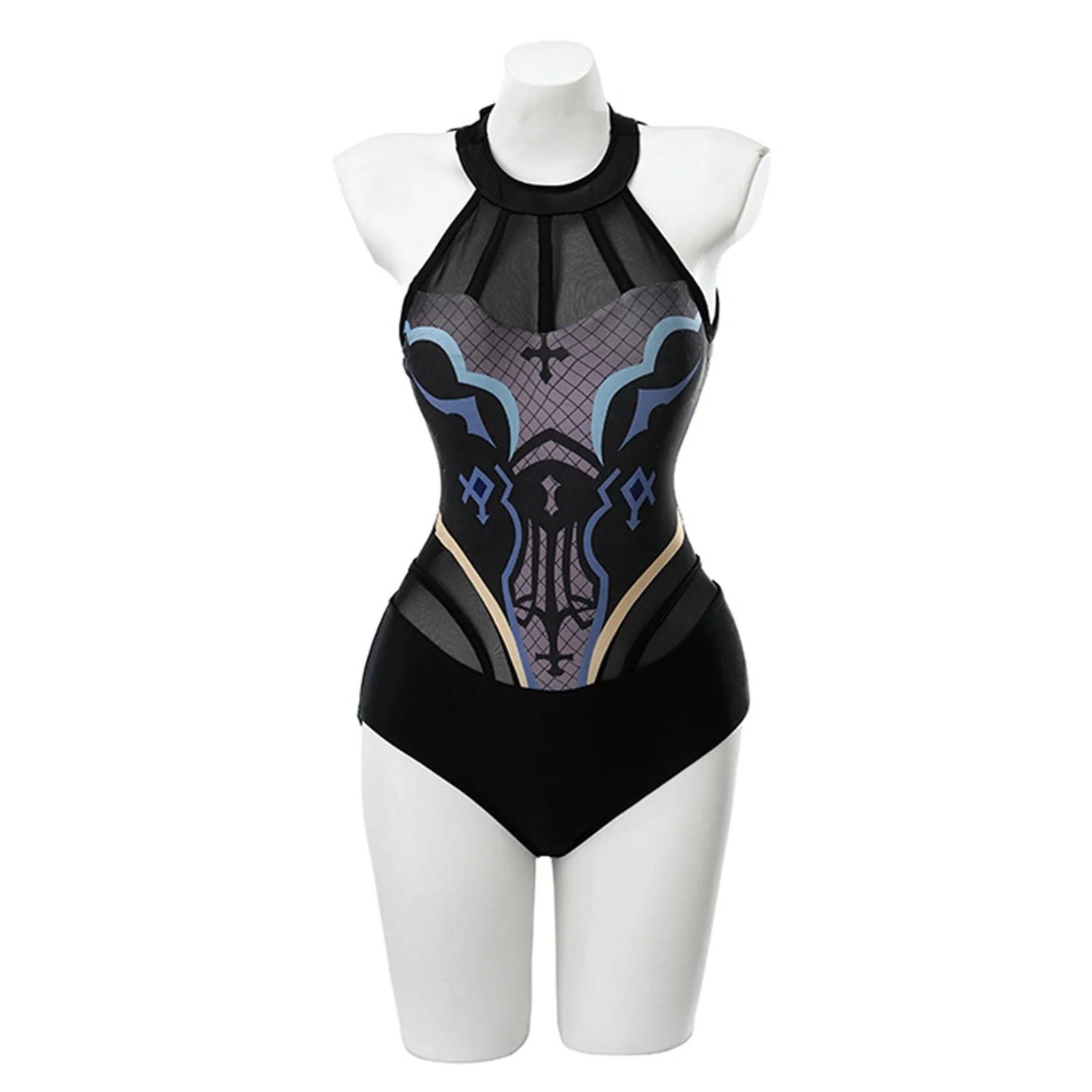

Anime Genshin Impact Fischl Cosplay Sexy One Piece Suits Swimsuits Women Swimwear Bathing Suit Summer One Piece Outfits