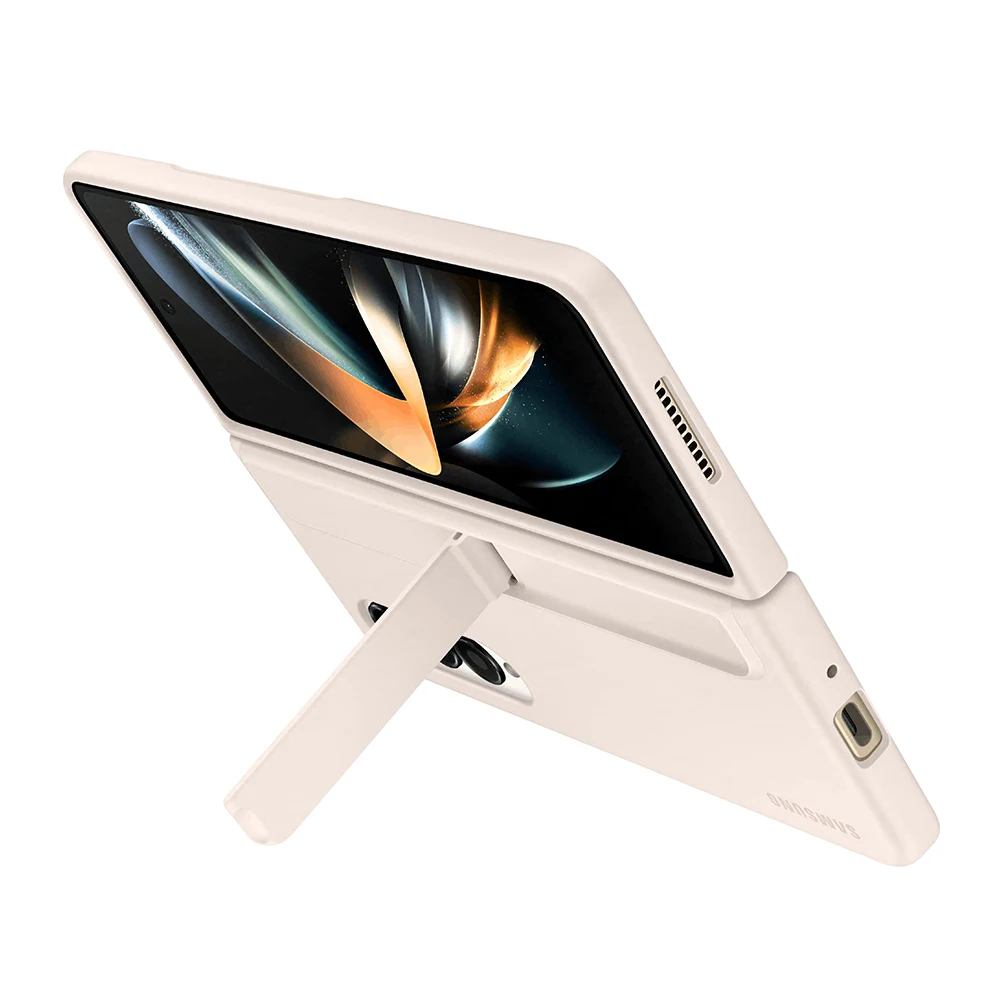 Оригинальный чехол-подставка с ручкой для телефона Samsung Galaxy Z Fold4 включая S Pen и