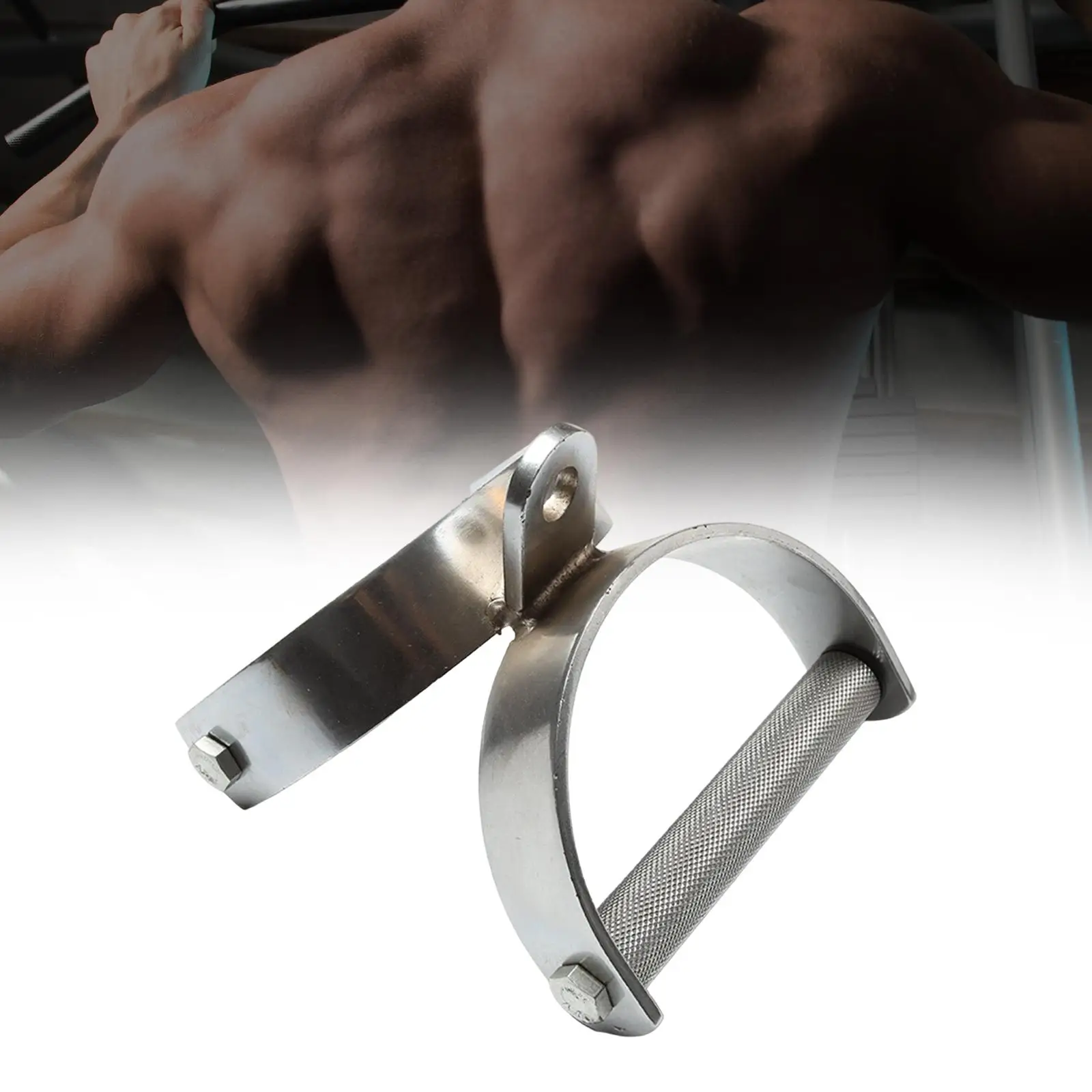 Cable Machine Attachment Bar Grip for Pull Down Home Gym Strength Training