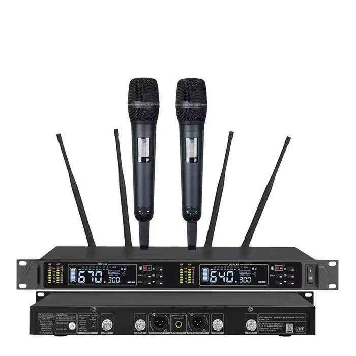 Фото P830 TURE DIVERSITY 640-690 МГц профессиональный сценический микрофон UHF беспроводная беспроводная микрофонная система microfono profesional №4
