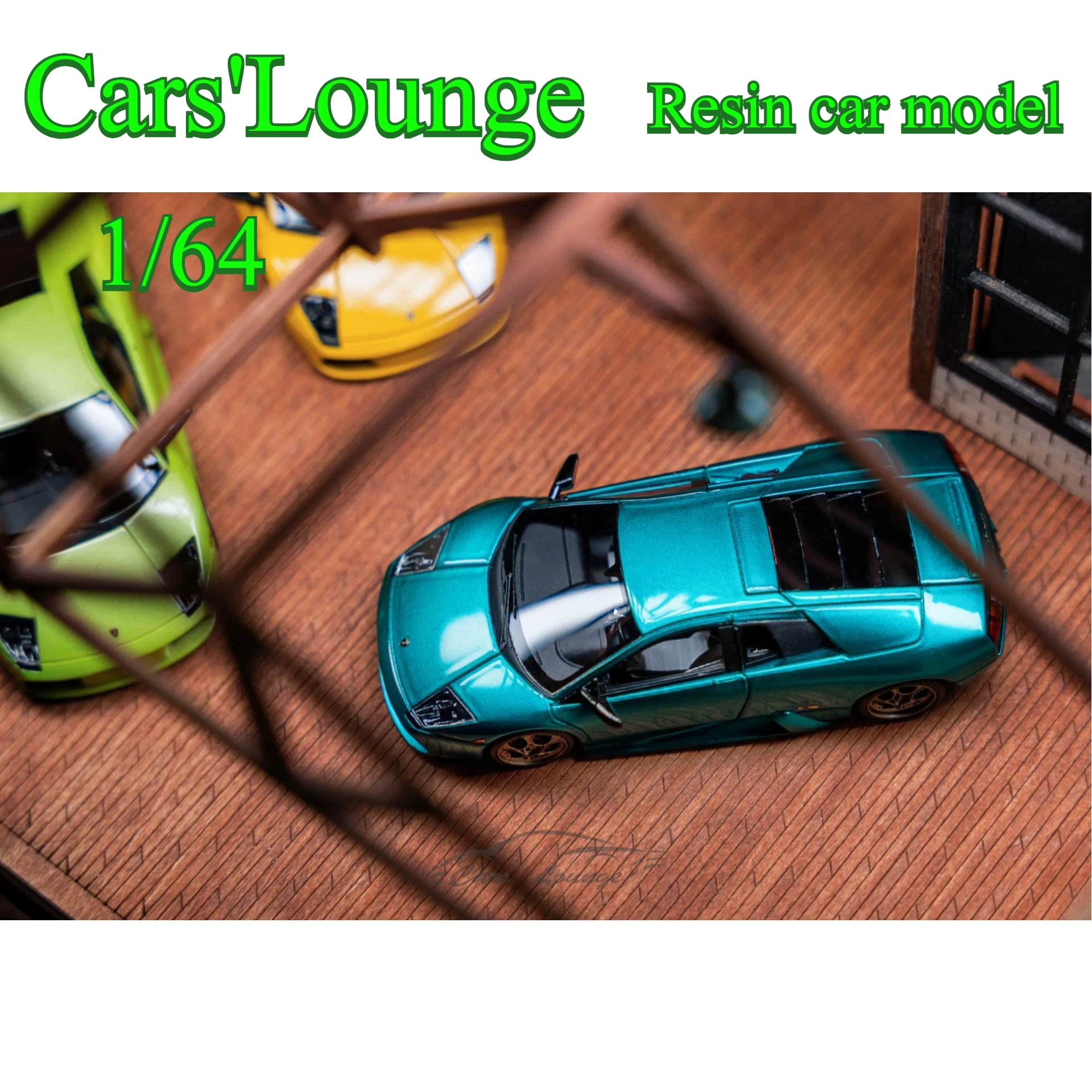 Оригинальная реплика модели автомобиля Cars'Lounge 1:64 из смолы Murielago - коллекционный предмет для взрослых, предмет для демонстрации, подарок для мальчиков. (art.: 3920daeefab1e) - 3920daeefab1e