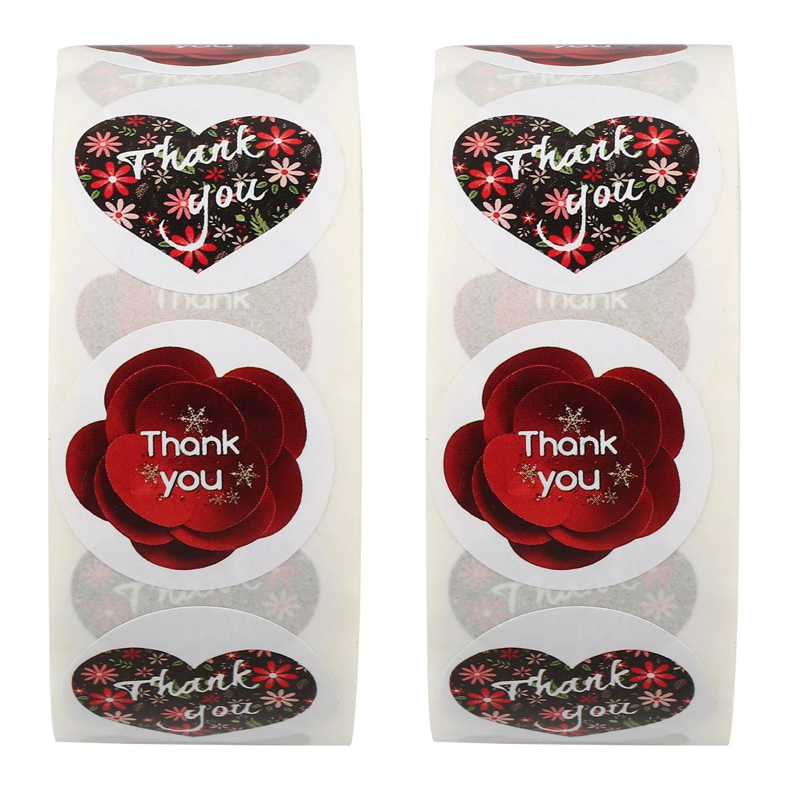 

1000Pcs Stickers Removable Romantic Label Stickers Sealing Stickers Bag Stickers for Wedding Festival