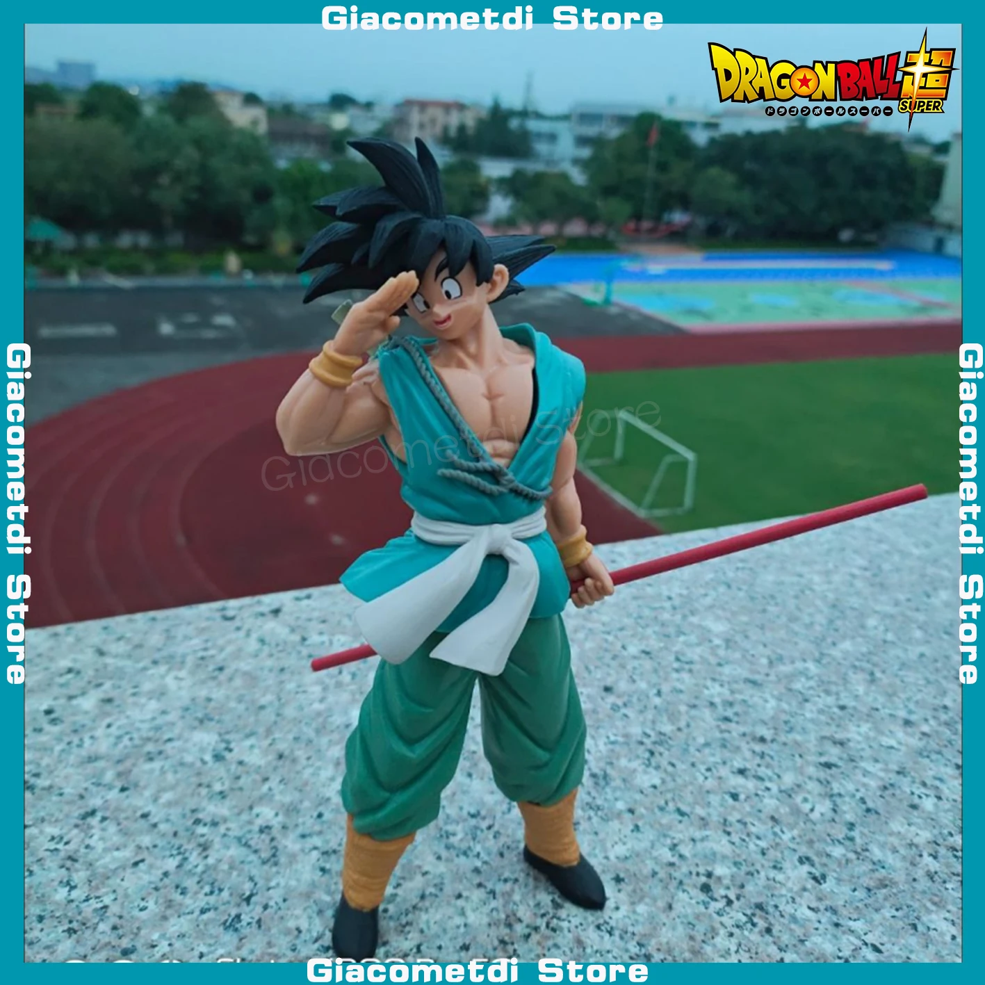 

Драконий жемчуг, попрощайтесь, Гоку, фигурка с золотой подставкой, подставка, Гоку, игрушка, детский подарок, искусственные украшения