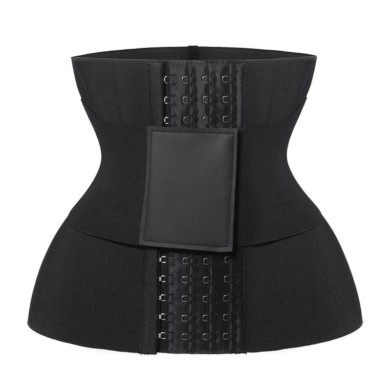 

Double Compression Waist Trainer for Women Adjustable Belly Tummy Control Buckle Waist Wraps Body Shaper Stretch Waist Bands