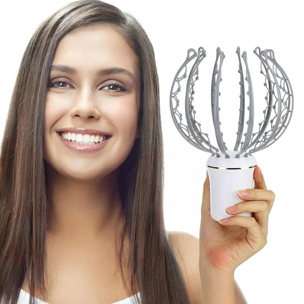 

1Pcs Electric Head Massager Octopus Scalp Relaxation Anti-stress Tension Care Tool Muscle Health Claw Massage Relief Remove H4Z4