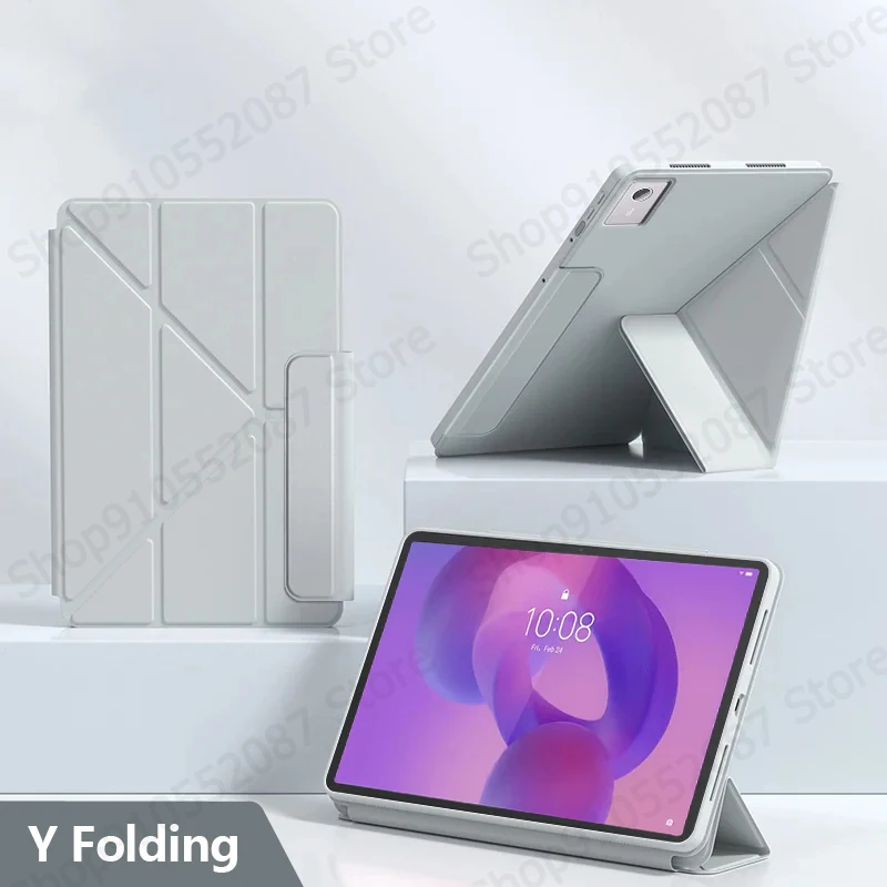 Фото Чехол для Lenovo Idea Tab Pro 12 7, модель tb373fu, tb375fc, магнитный, из искусственной кожи, с подставкой, для Funda Idea Tab Pro, 12,7 дюйма №3