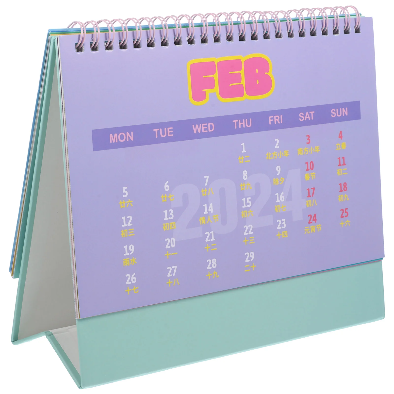 

Office Supply Desk Calendar 2024 Standing Flip Delicate Month Desk Household Flip For Accessory Ornaments