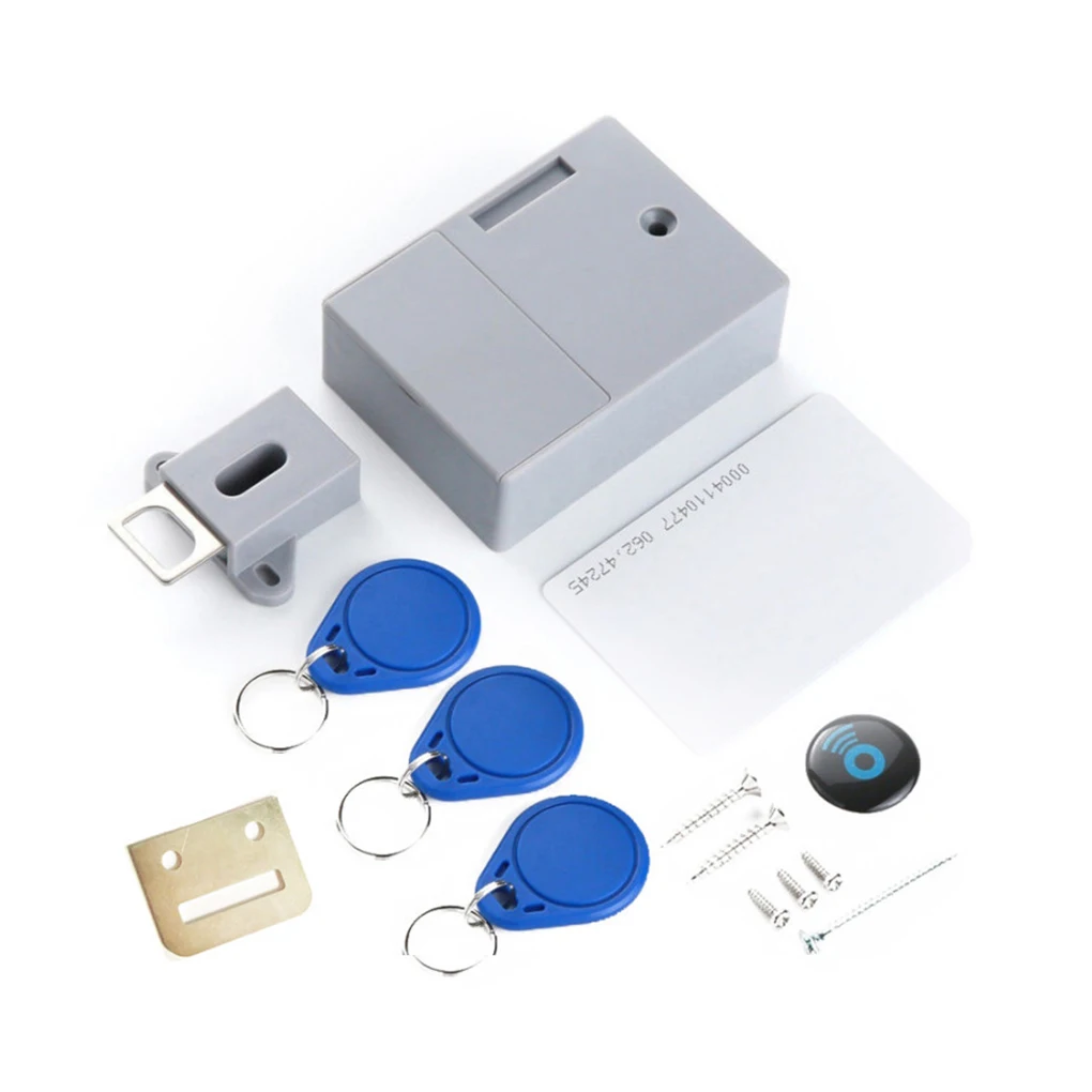 

Intelligent Electronic Locks Invisible Sensor Padlock IC Card Hardware