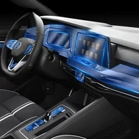 for volkswagen golf 2020 2021 car interior center console transparent tpu protective film anti scratch repair film accessories