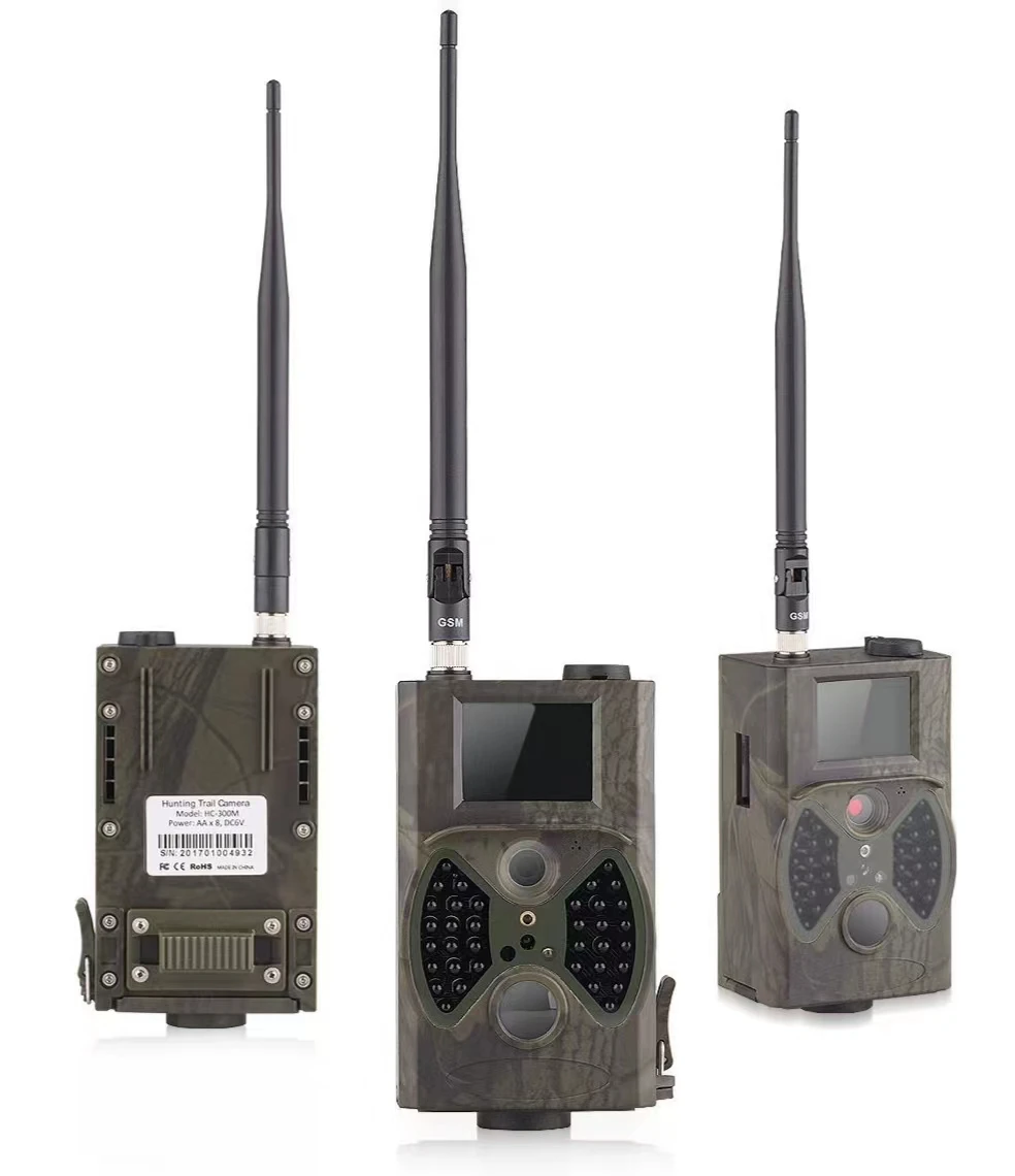 

Cellular Wireless Wildlife Trail Camera HC300M, 16MP 1080P Hunting Camera 2G MMS SMTP SMS Night Vision Surveillance Wilden cams