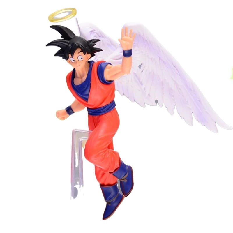 

Action figure Dragon Ball Anime No. 64 Budo suit DS with halo wings Angel Goku collection hand office boy