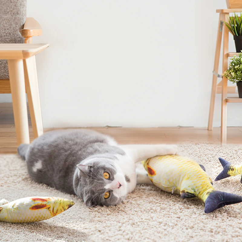 

Имитация рыбы, кошки, игрушки, мягкая плюшевая 3D Рыба, форма кота, игрушка С Кошачьей Мятой, искусственная игрушка для кошек, котенок 20/30/40 см