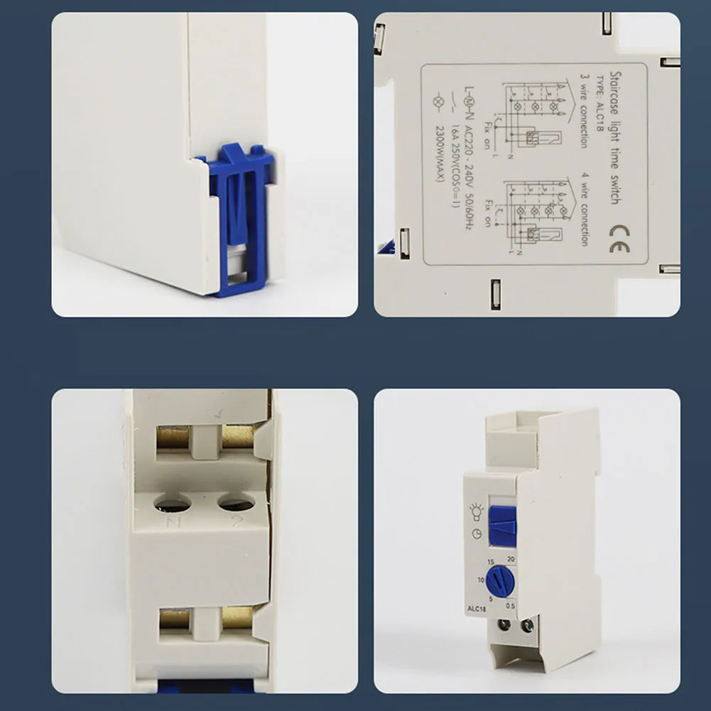 Реле времени задержки 220-230 В переменного тока резистивная нагрузка 16 А 250