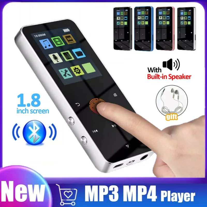 Mp4-плеер с Bluetooth металлический Mp3 MP4 музыкальный плеер портативный - Цена: 17.88