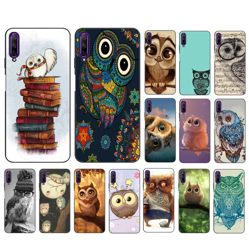 

Animal Cute Cartoon Owl Phone Case for Huawei P50 Pro P30 P40 Lite P40Pro P20 lite P10 Plus Mate 20 Pro Mate20 X