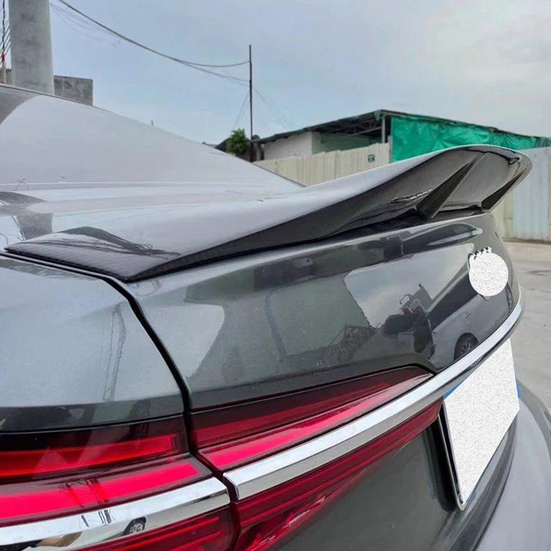 Спойлер из настоящего углеродного волокна крыло новый Audi A6 S6 C8 Sedan CAR багажник