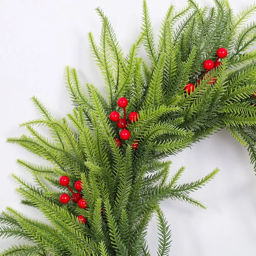 Горячий натуральный рождественский венок мягкие падающие зимние венки