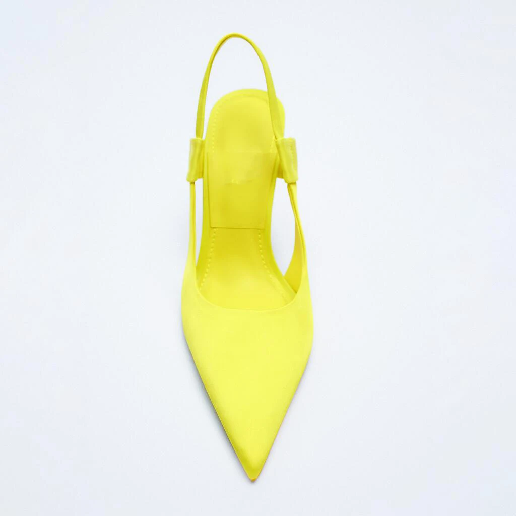 2022 NEW Rear High Heel French Fairy Sandals Point Toe Shallow Moeller heels small fresh single shoes | Женская одежда