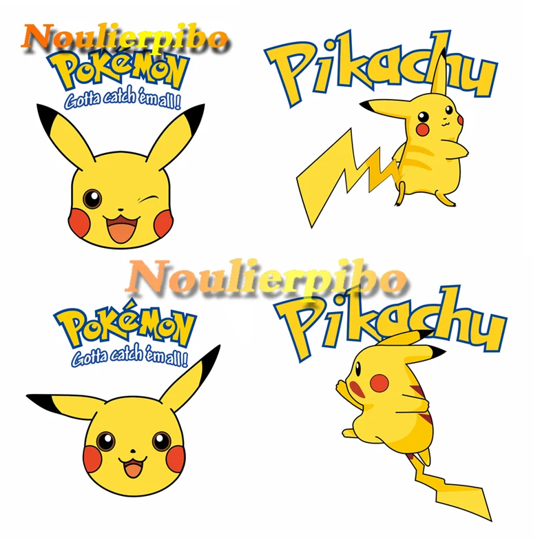 Красивая аниме-наклейка на автомобиль Pokemon с принтом в стиле Пикачу ПВХ украшение