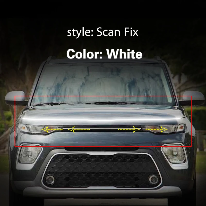 Светодиодный ные дневные ходовые огни для Kia Soul 2009-2023, противотуманные фары для автомобилей, противотуманные фары с датчиком запуска, дневные ходовые огни, противотуманные фары 12 В