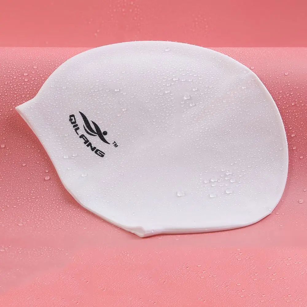 

Classic Practical Swimming Cap Wear-resistant Waterproof Bathing Cap High Elastic Plus Size Swim Pool Hat