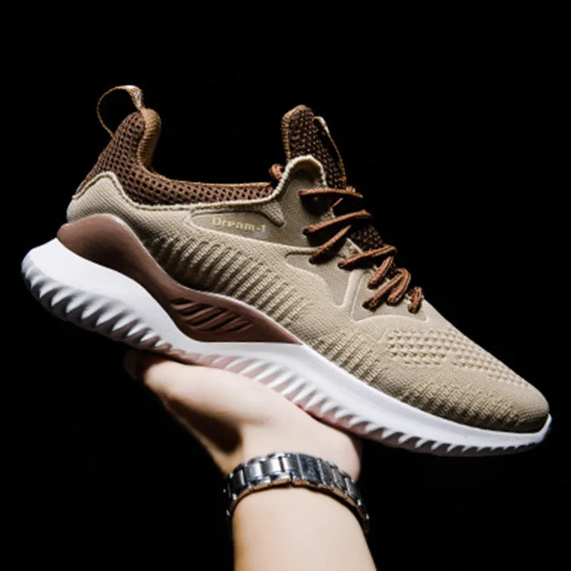 

Fashion Men's Shoes Spring New Korean Version of Mesh Breathable Sets of Foot Casual Shoes Men's Running Shoes Sports Shoes