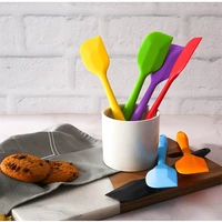 kitchen silicone cream butter cake spatula mixing batter scraper brush butter mixer cake brushes baking tool kitchen accessories