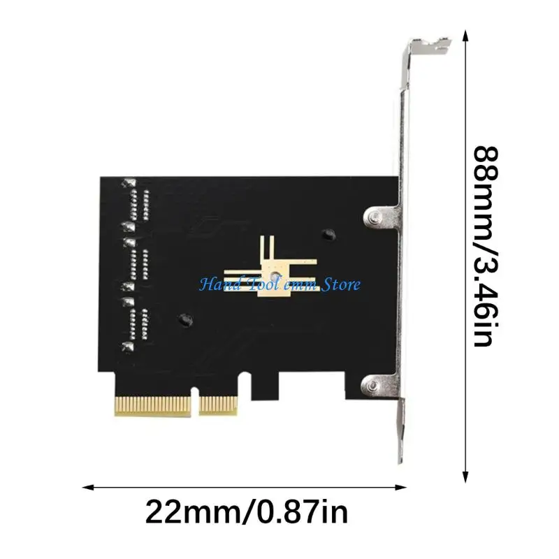 H37F PCIE к 6-портовой карте расширения SATA3.0 с быстрой скоростью передачи 6 Гбитс (art.: 3920db2d0f05a) - 3920db2d0f05a