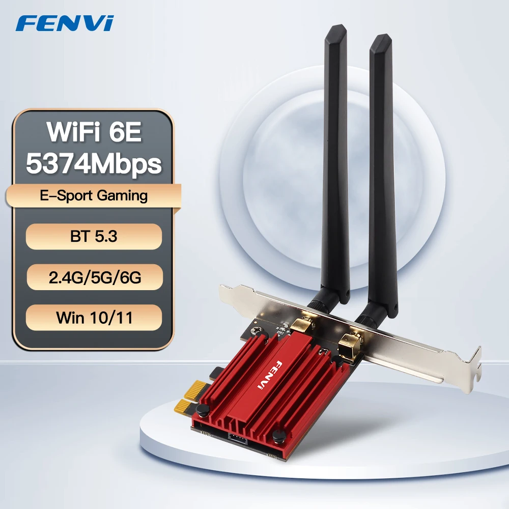 Wi-Fi 6E 5374 Мбит/с Intel AX210 для Bluetooth5