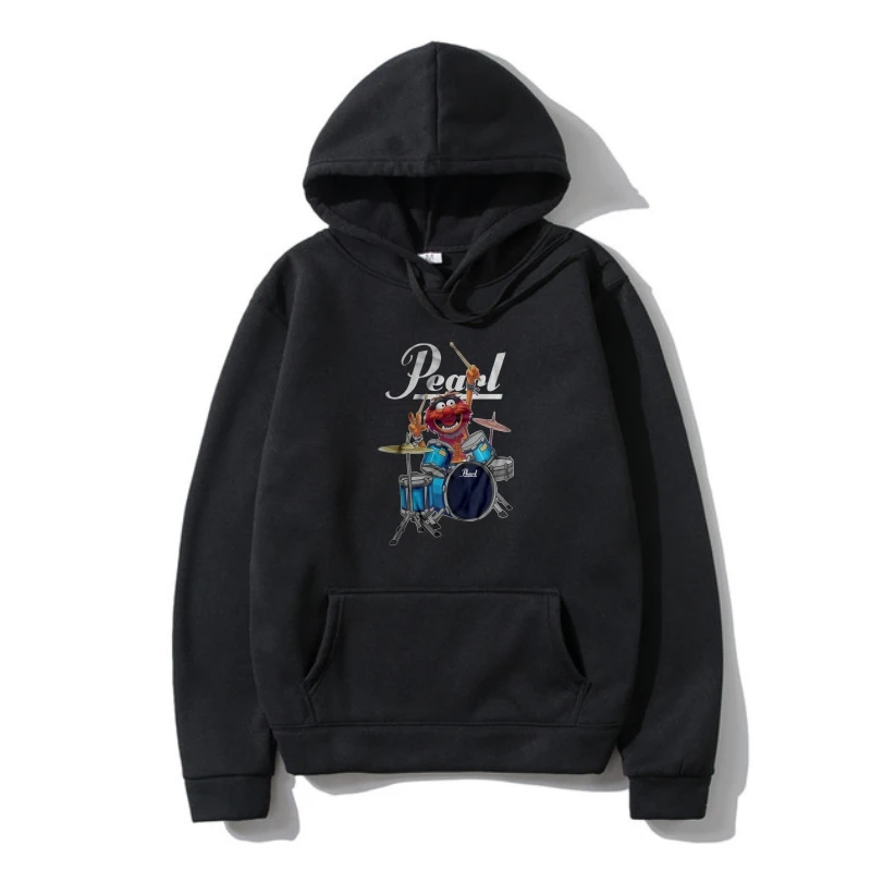 

Men Funny Outerwear Fashion SweatSweatshir Pearl Drums Women Outerwear Hoodies