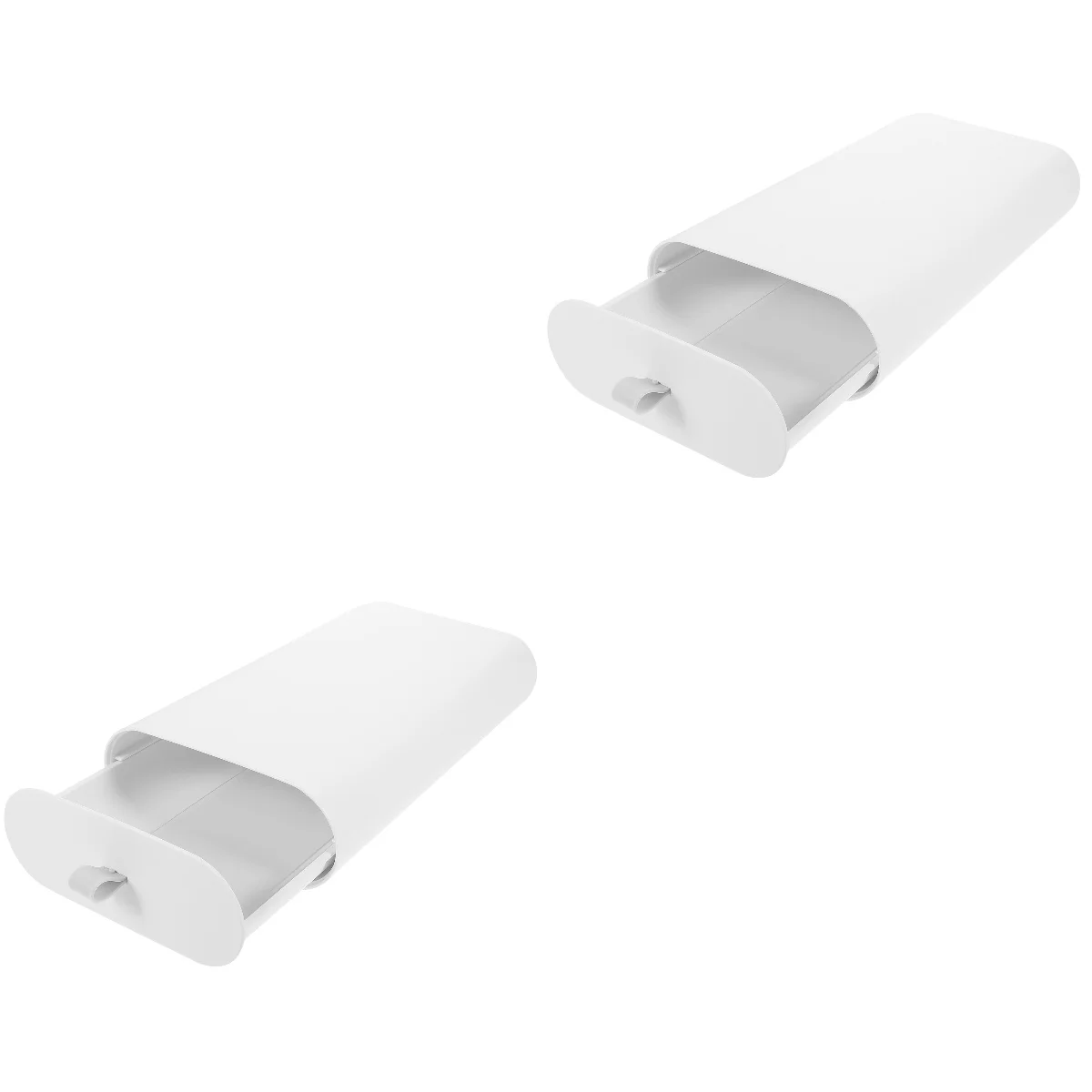 

2pcs Under Desk Organizers Storage Box Drawer Desk Bottom Storage Box