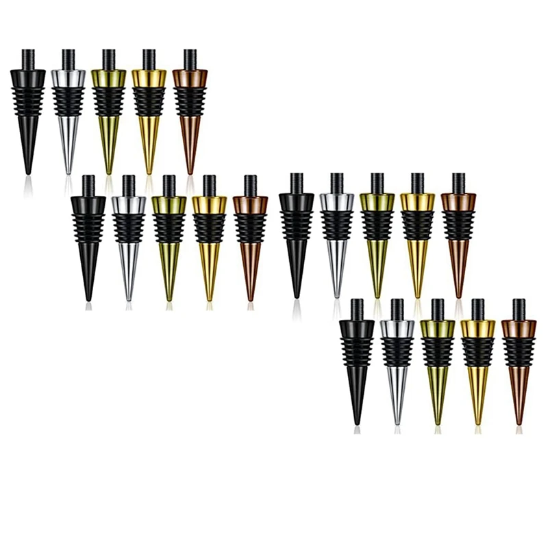 

Стопоры для винных бутылок с резьбой, 20 штук