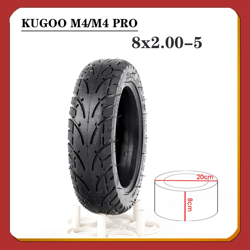 

8 Inch Vacuum tires Wheel Tyre For Kugoo S3 S2 S1 C3 Electric Scooters MINI Electric BIKE 8x2.00-5 Wheels Tubeless Tires