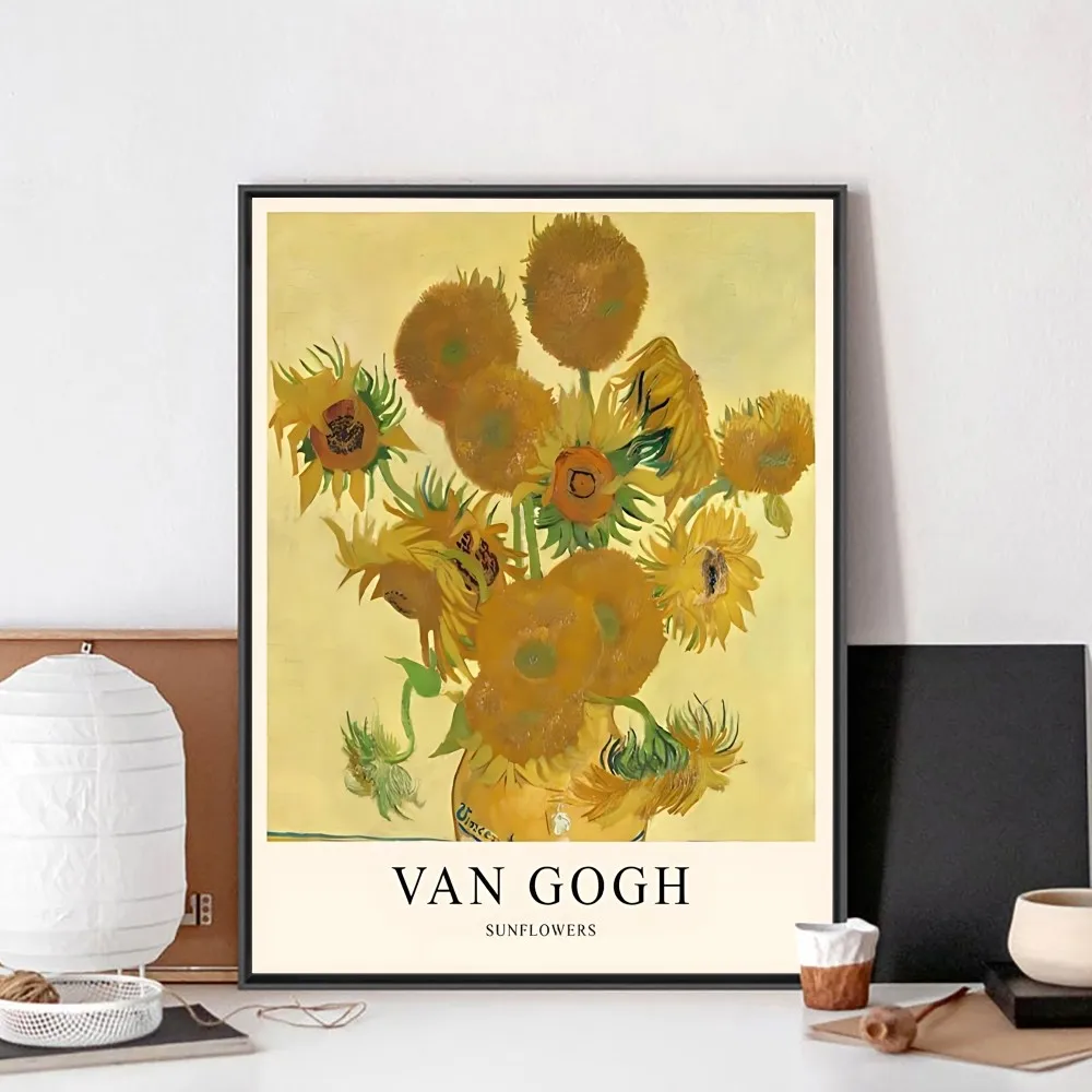 Плакат Ван Гога сделай сам постер из крафт-бумаги винтажный настенная живопись